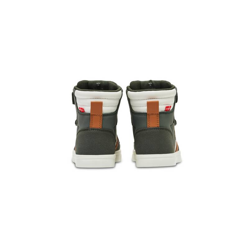 hummel SLIMMER STADIL LEATHER HIGH JR Sneaker Kinder