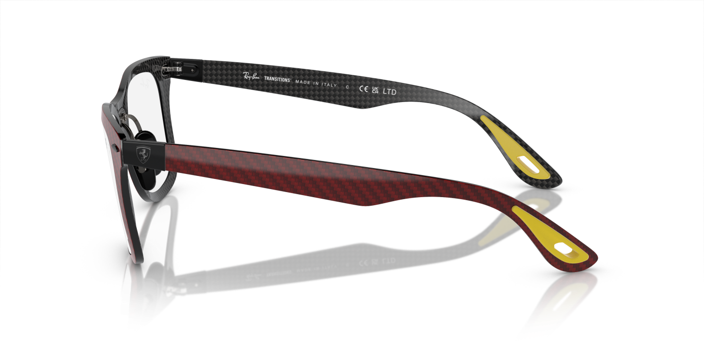 WAYFARER HYPERCARBON 499P SCUDERIA FERRARI - Roșu închis mat, transparent/gri