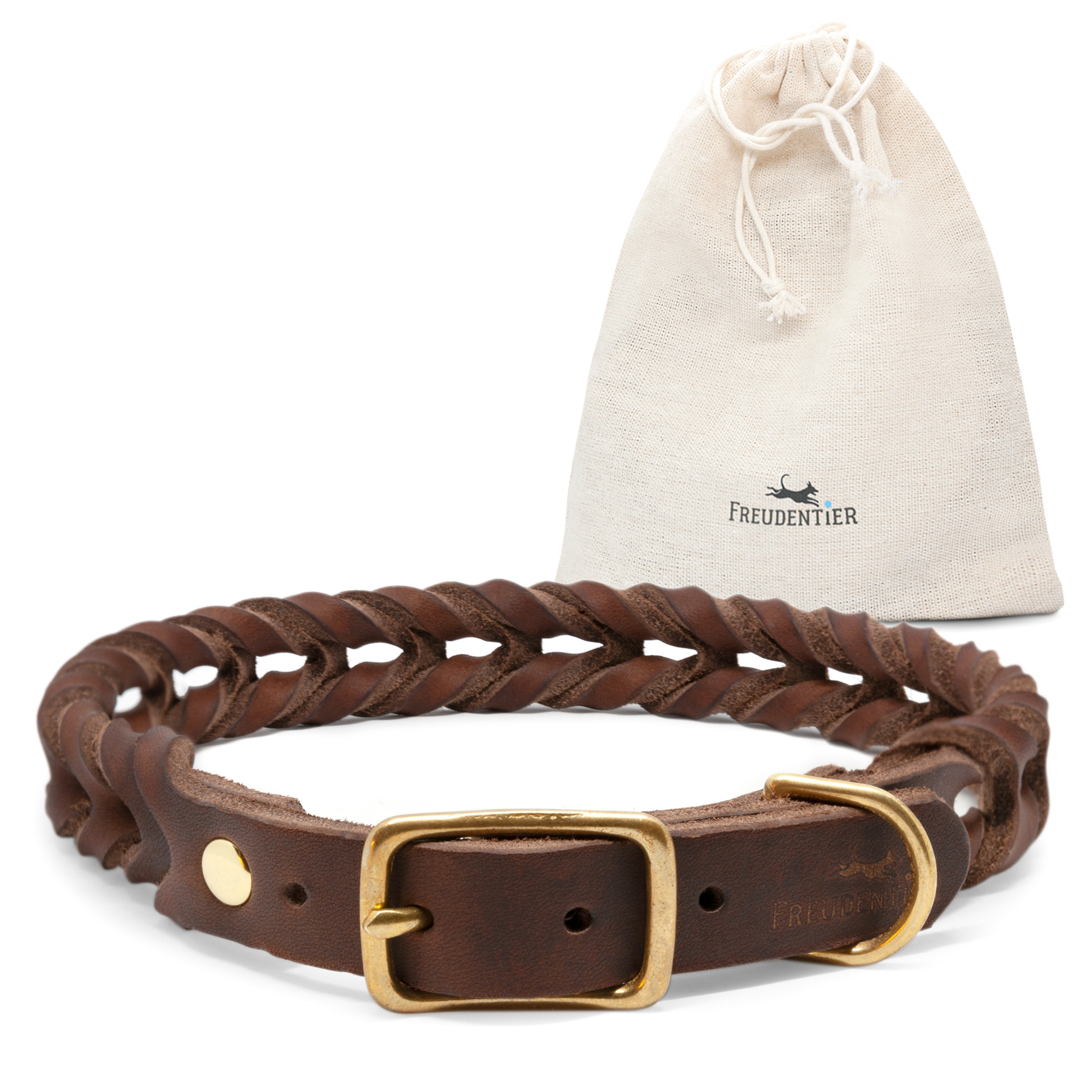 Freudentier Hundehalsbänder Freudentier geflochtenes Hundehalsband, AlsterTwist Kollektion M