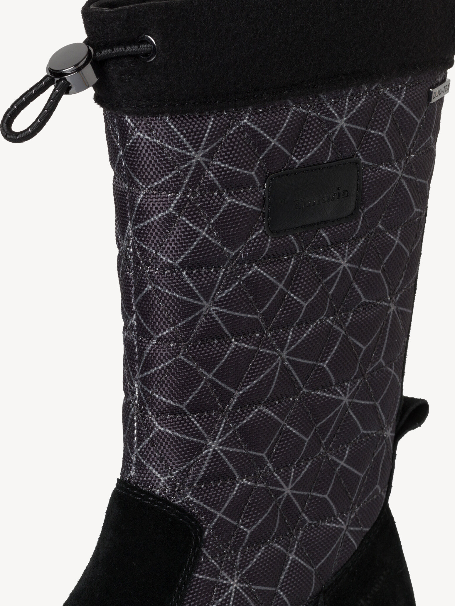 Bottine en cuir - noir