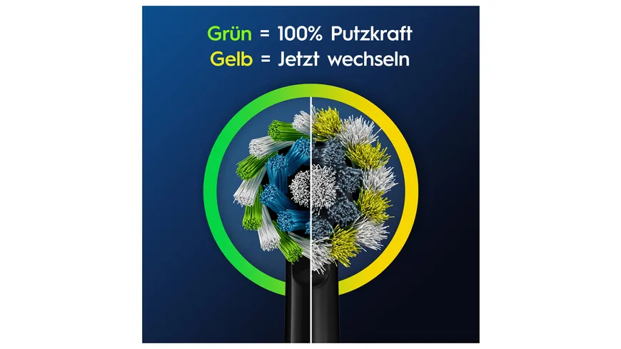 Oral-B PRO CROSSACTION Aufsteckbürsten Schwarz 4 Stück AM