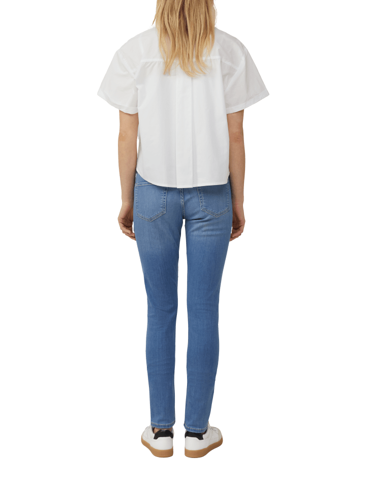 s.Oliver Jeans-Hose lang in Blau günstig kaufen