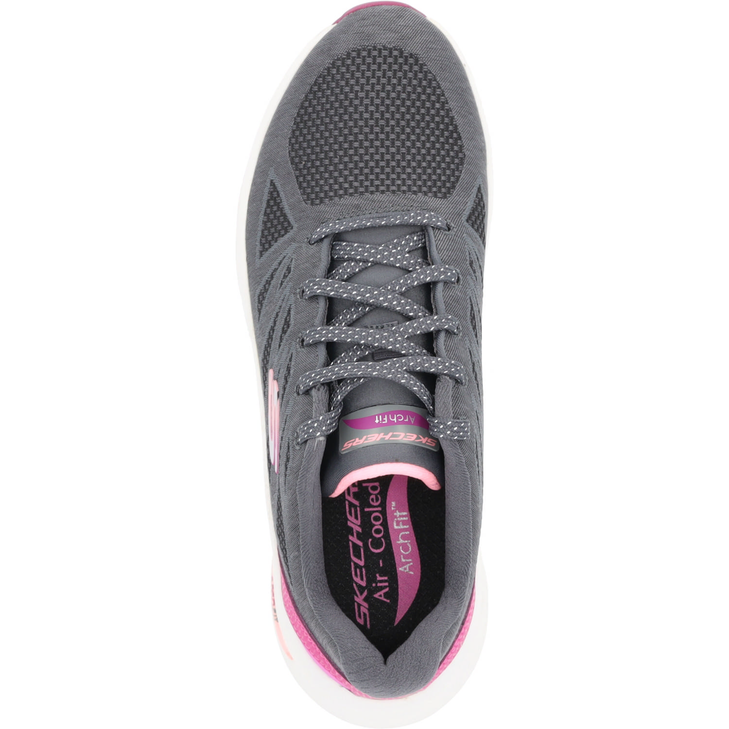 Skechers 149411, Sneakers, Damen, Grau (Charcoal Pink)