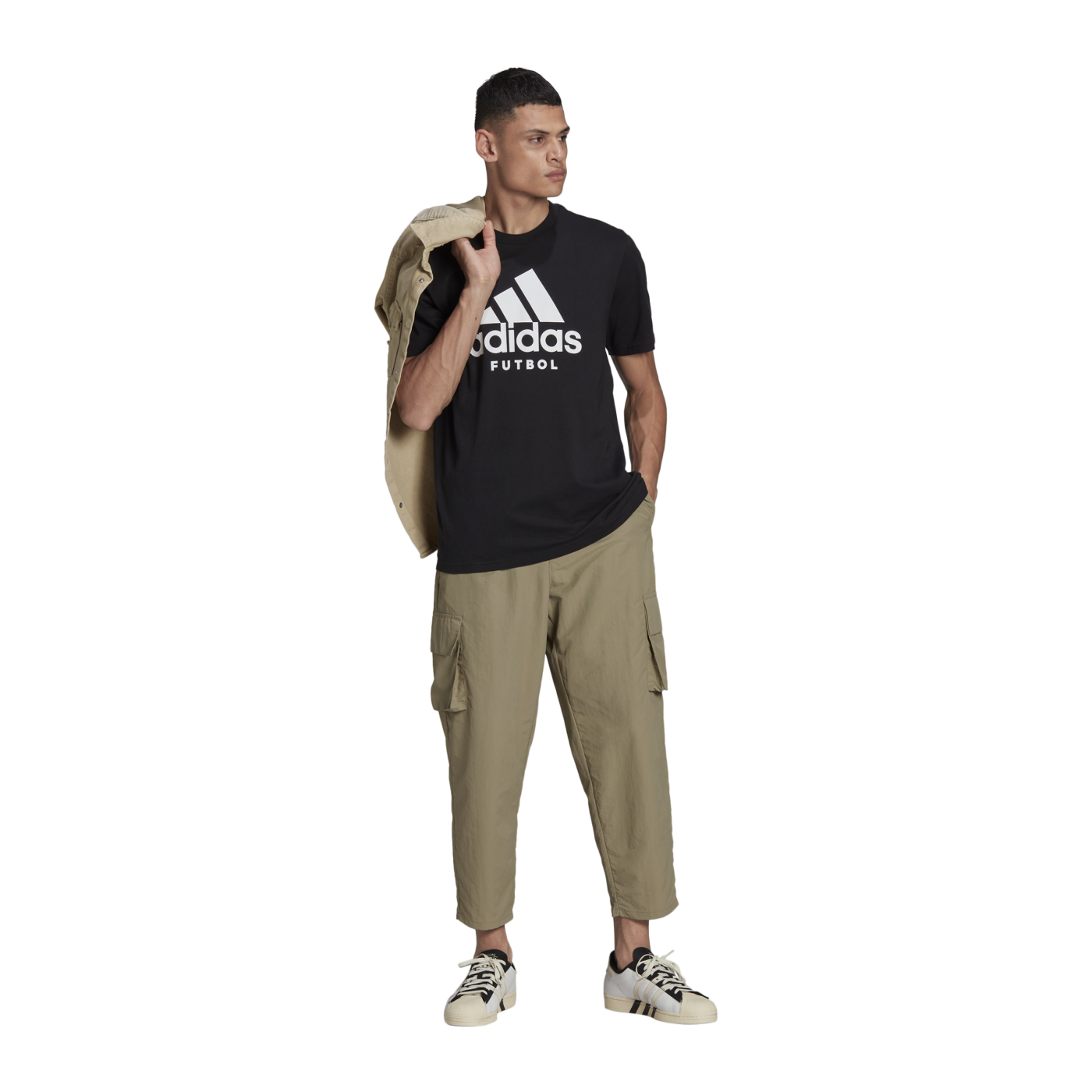 adidas Graphic T-Shirt Schwarz