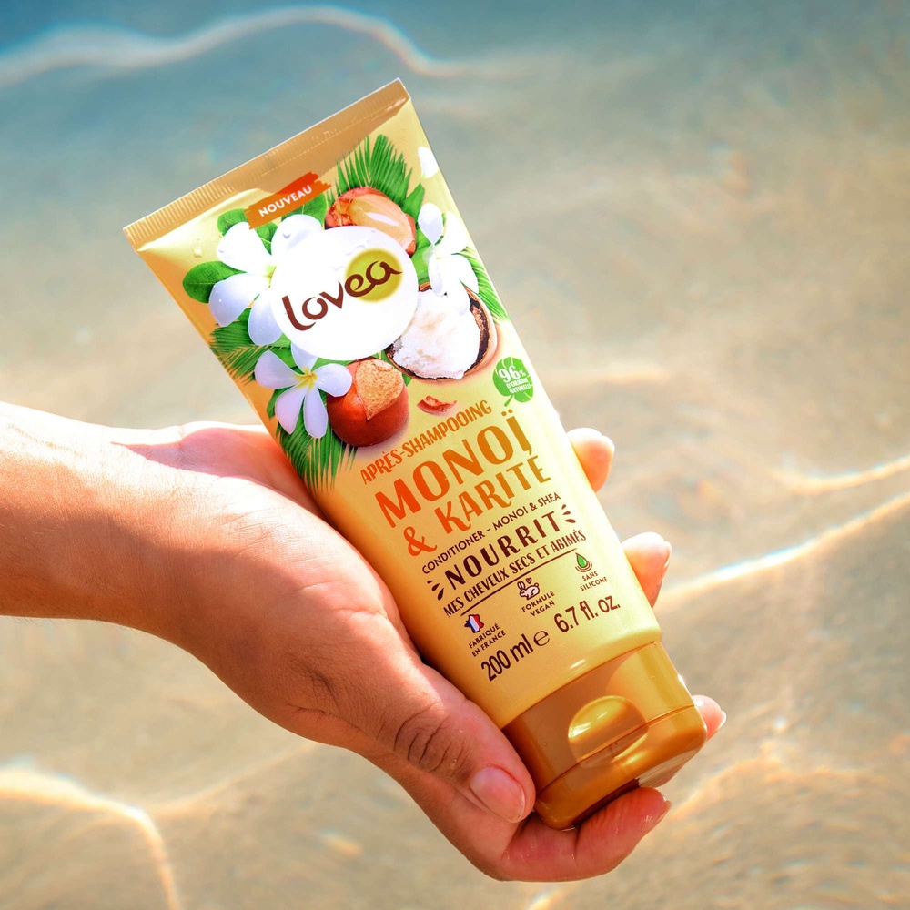 lovea Après-Shampooing Monoï & Karité Après-Shampooing - Cheveux Secs et Abîmés