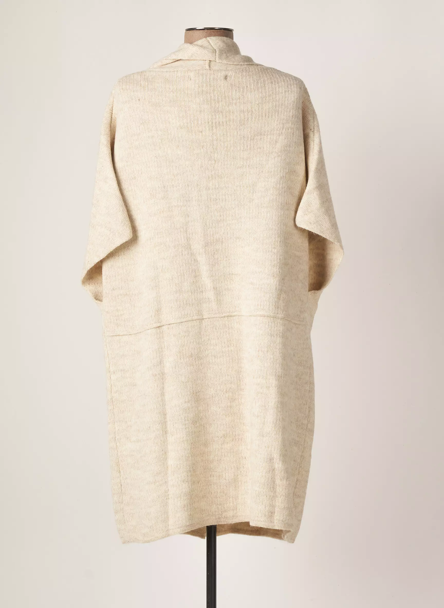 Lauren Vidal Gilets Manches Courtes Femme couleur beige