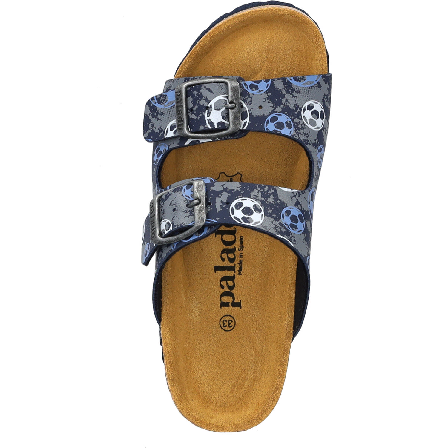 Palado Kids Korfu B Print, Pantoletten, Kinder, Blau Goalstar