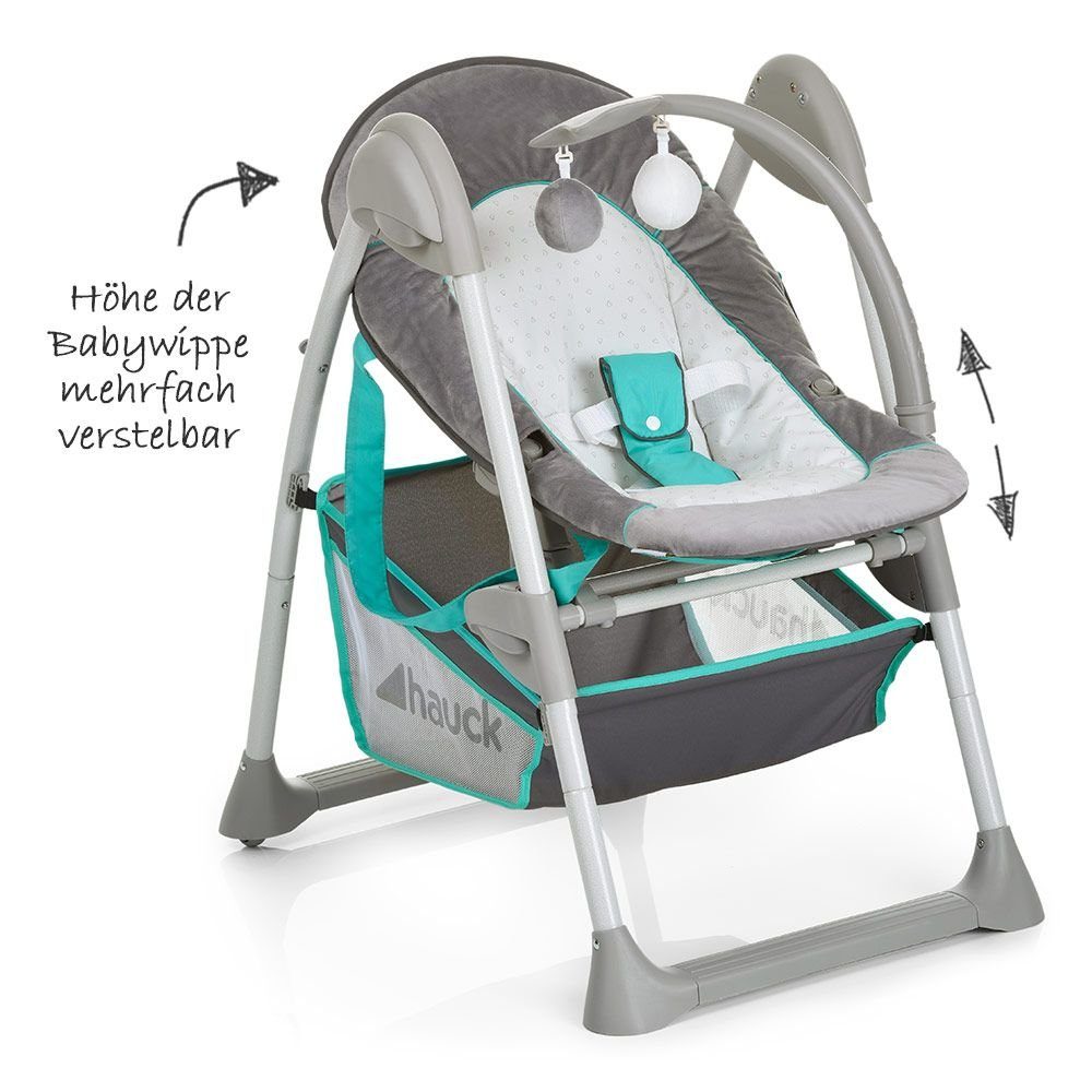 Hauck Hochstuhl Hauck Hochstuhl & Babyliege Sit'n Relax - Hearts