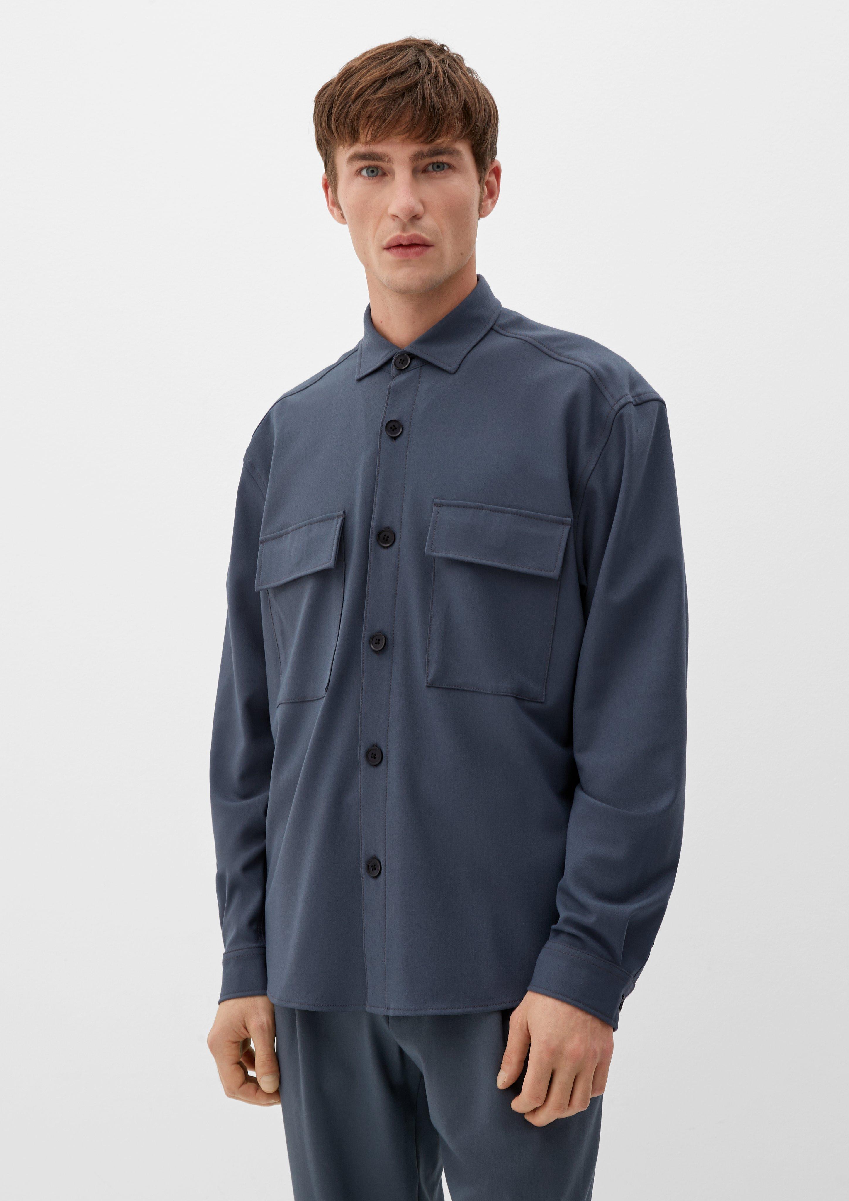 Hemdjacke aus Viskosestretch  2125817-9585