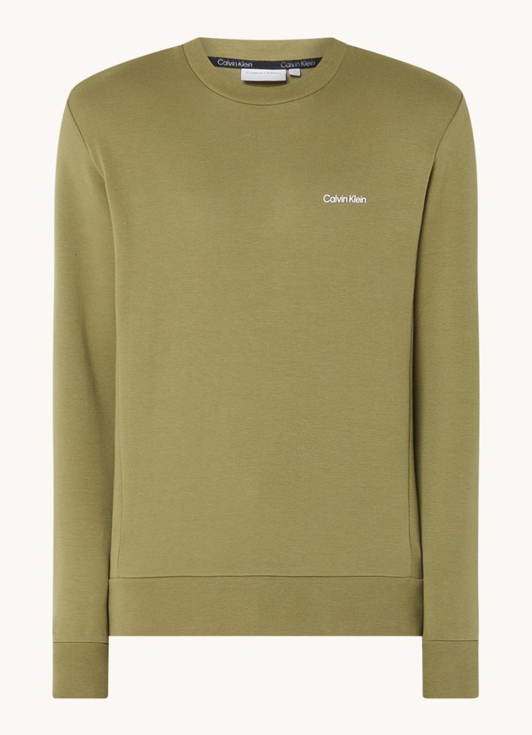 Pulover cu logo Calvin Klein