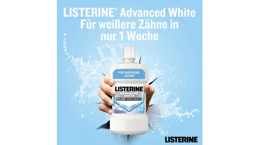 Listerine Mundspülung Advanced White Mild 500 ml