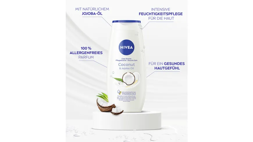 NIVEA Pflegedusche Coconut & Jojoba Oil 250 ml