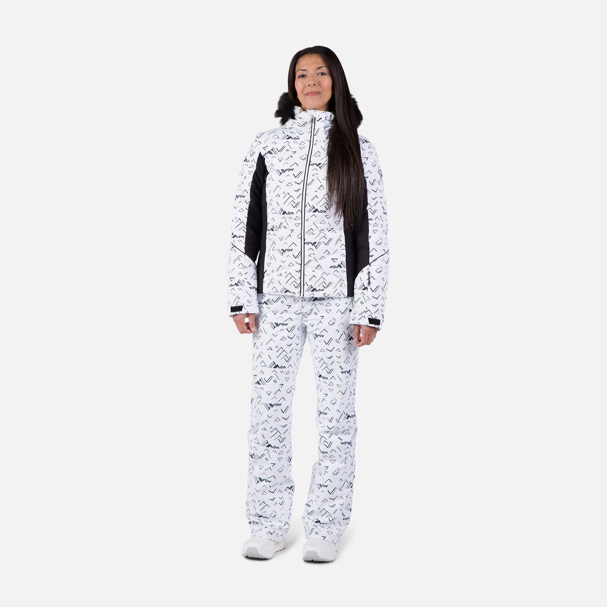 Damensteppjacke mit Print Staci
