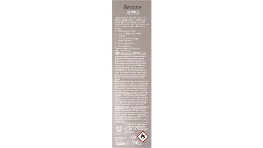 Rexona Maximum Protection Anti-Transpirant 150 ml