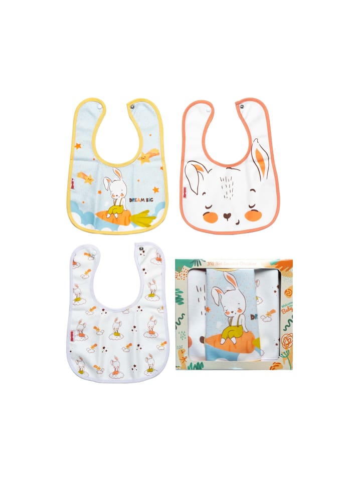 just2little 3er Set Lätzchen Unicorn in Weis günstig kaufen onesize