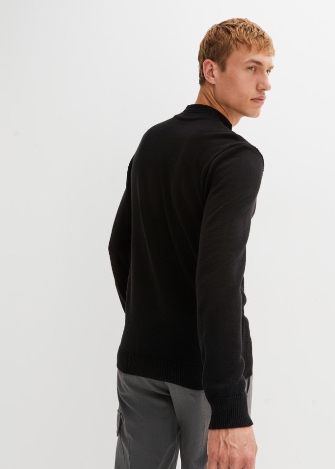 Pullover mit Stehkragen