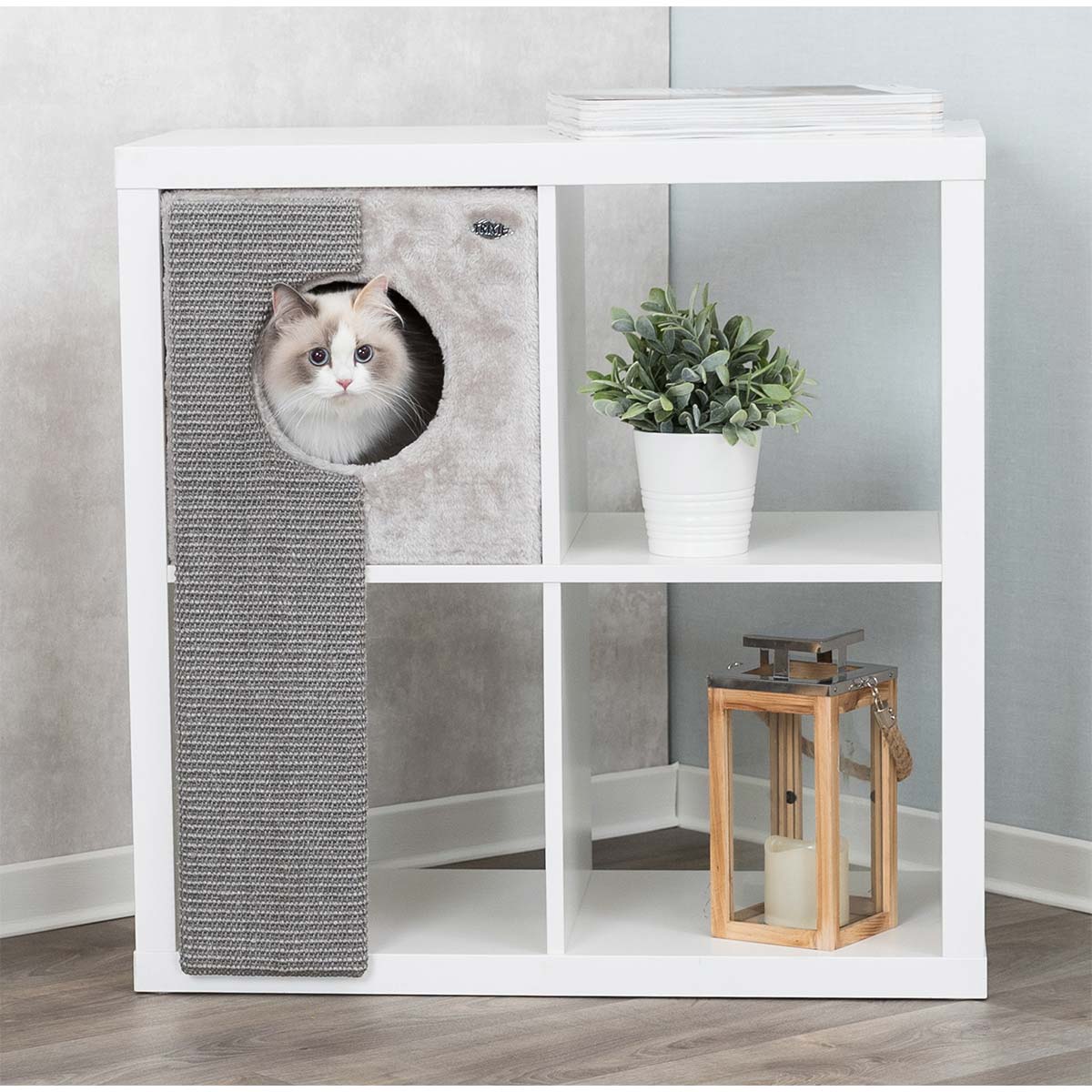 Trixie Kuschelhöhle für Regale mit Kratzbrett kaufen