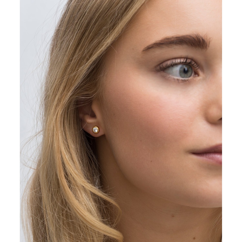 Sif Jakobs Jewellery Boucles d'oreilles à fermoir à poussette 925 Argent rhodié Boucles d'oreilles
