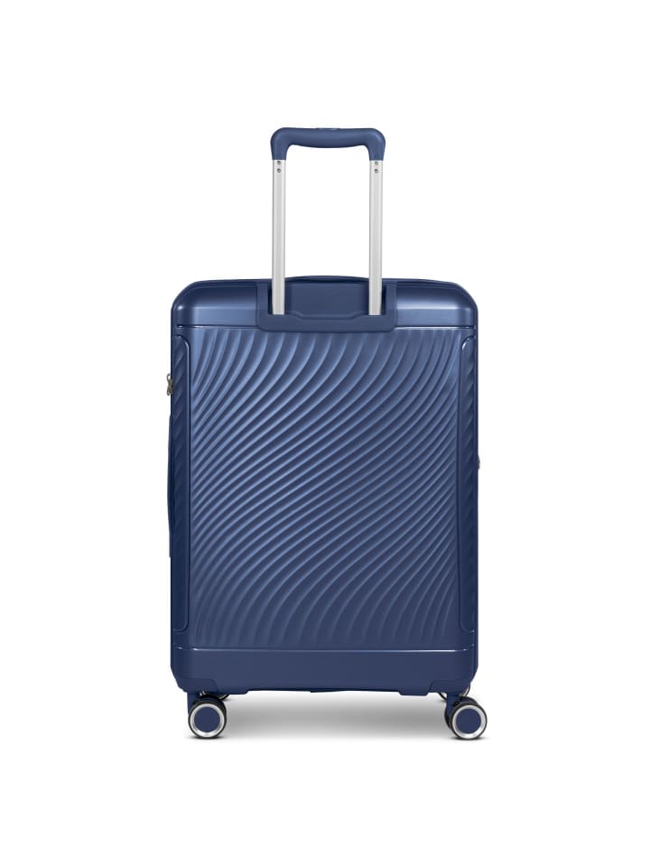PICARD Vienna 4 Rollen Kofferset 3-teilig mit Dehnfalte in navy blue günstig kaufen onesize