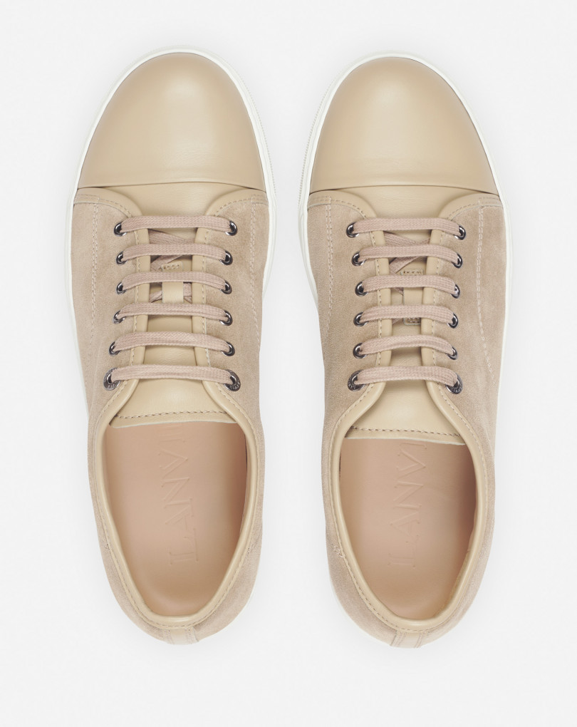 SNEAKERS DBB1 EN CUIR ET SUEDE