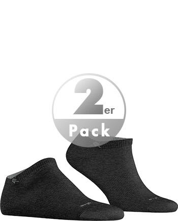 Burlington, Sneakersocken, Baumwolle, graphit