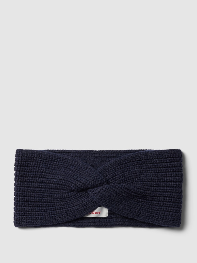 Stirnband mit Knoten-Detail in marineblau