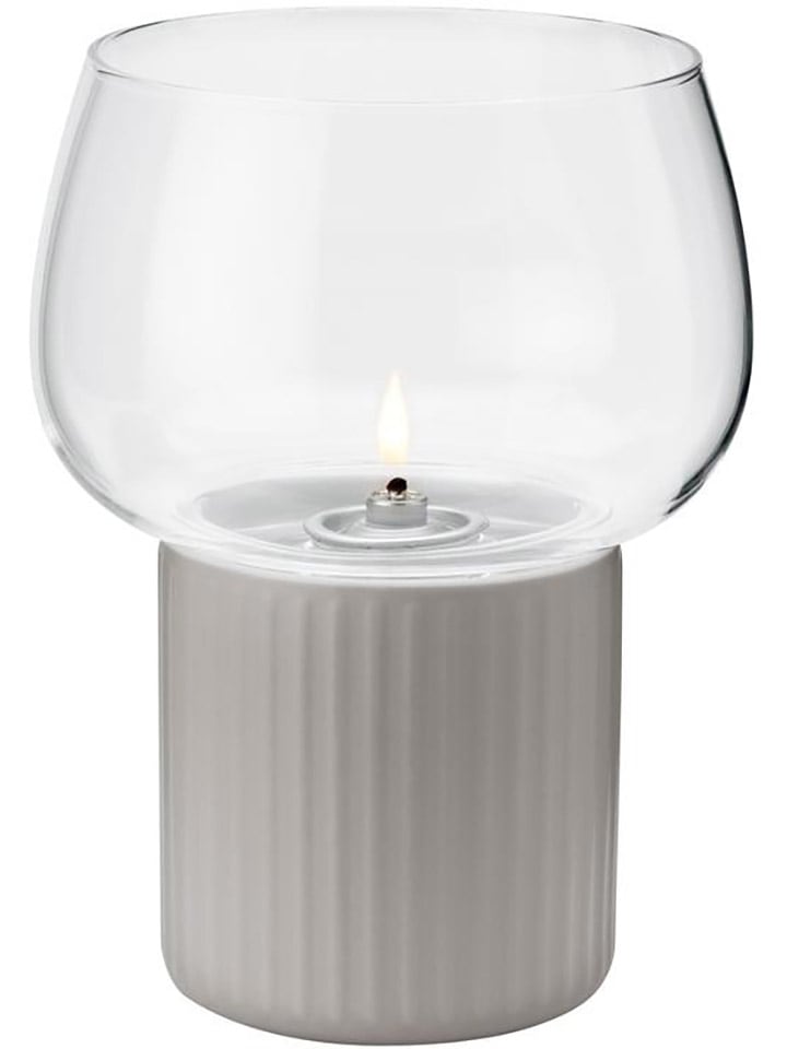 RIG-TIG Öllaterne ''Hygge'' in Grau - Ø 12 cm günstig kaufen onesize