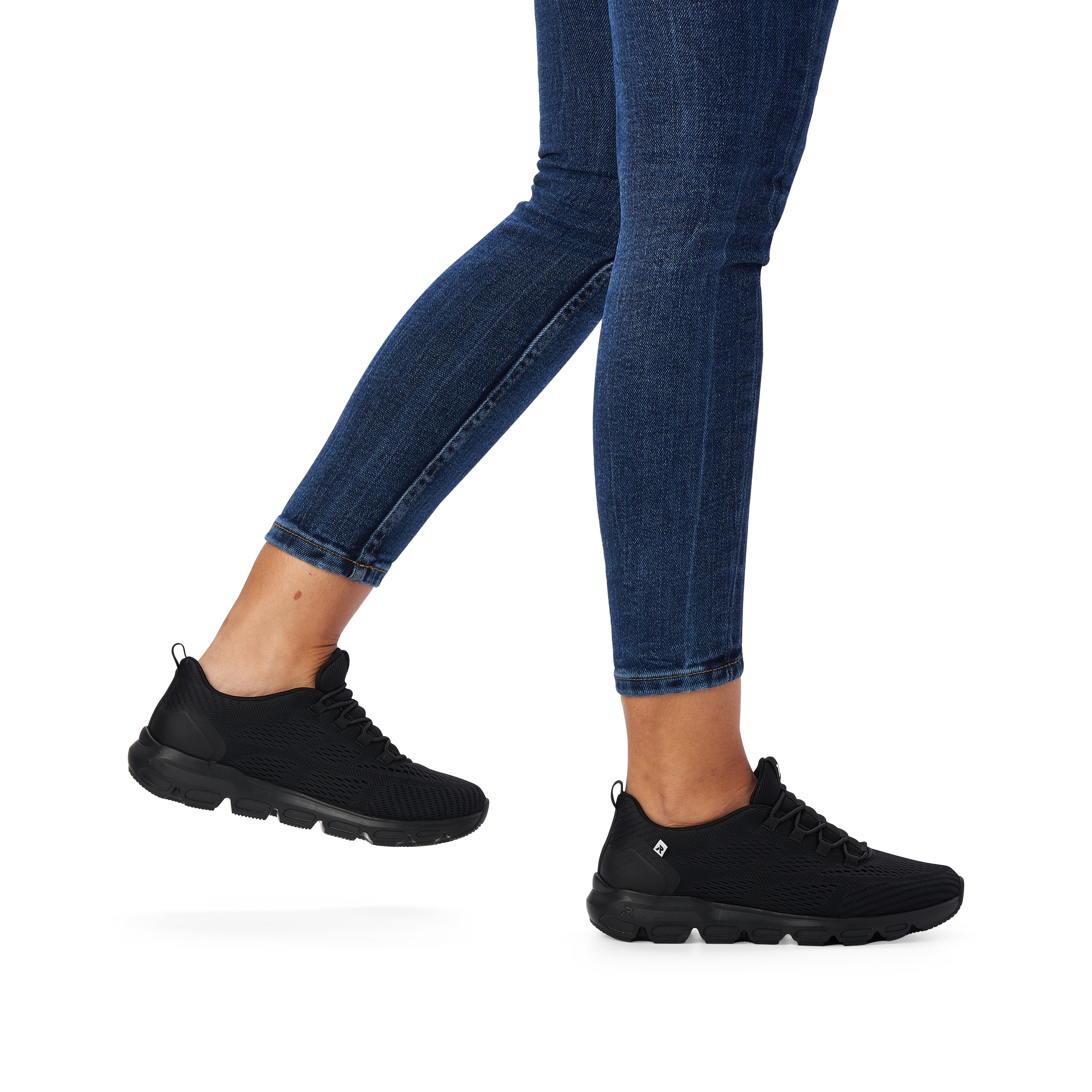 Rieker Damen Slipper deep black