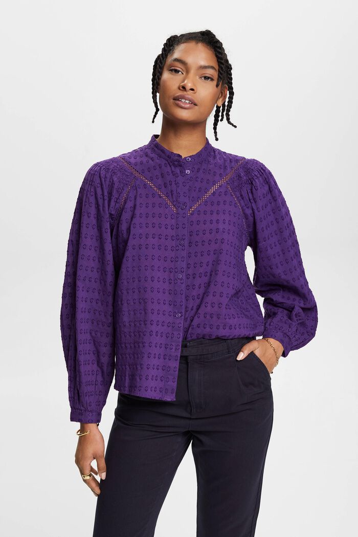 Bluse mit Stickerei