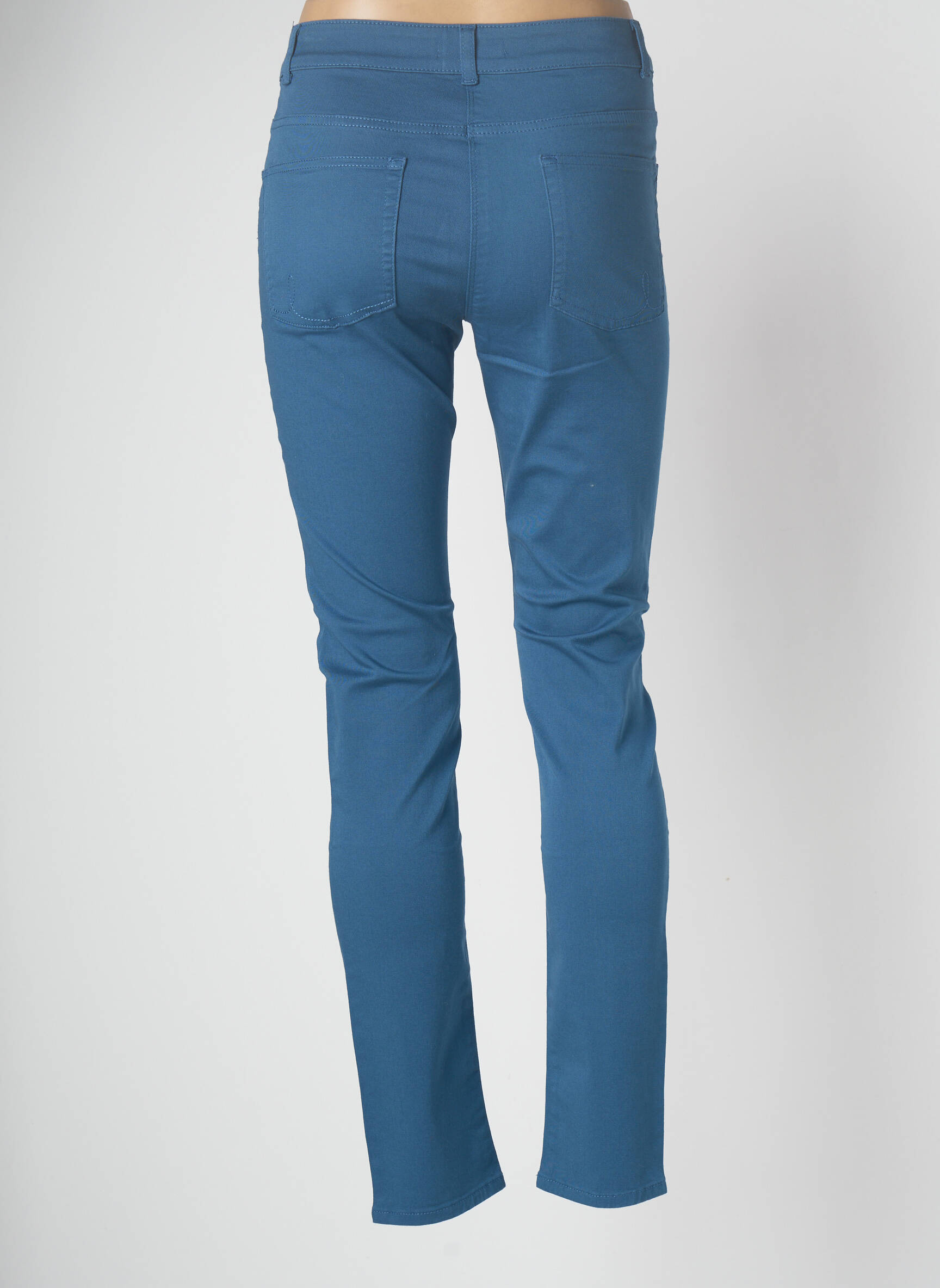 Devernois Jeans Coupe Slim Femme couleur bleu