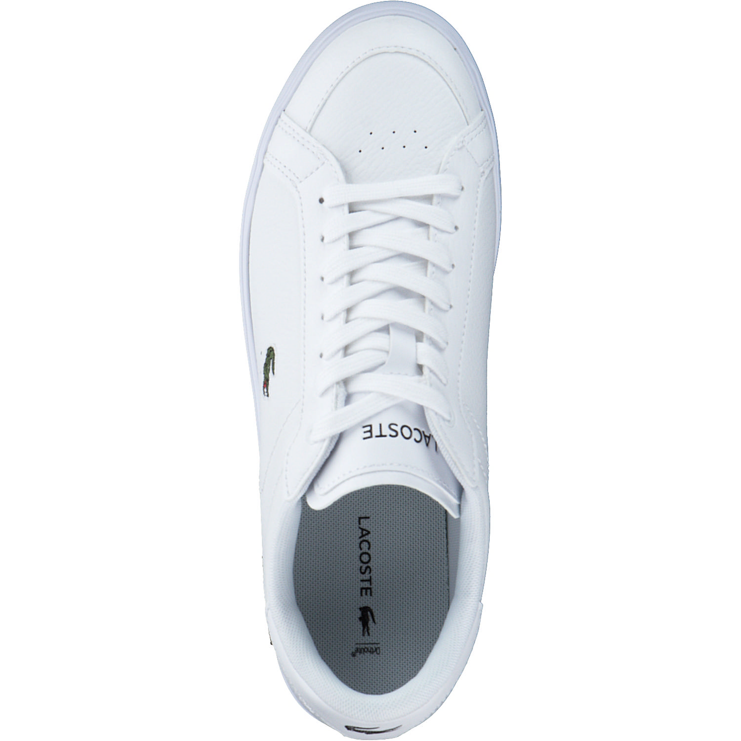 Lacoste Powercourt 44SFA0077, Schnürschuhe, Damen, white/black