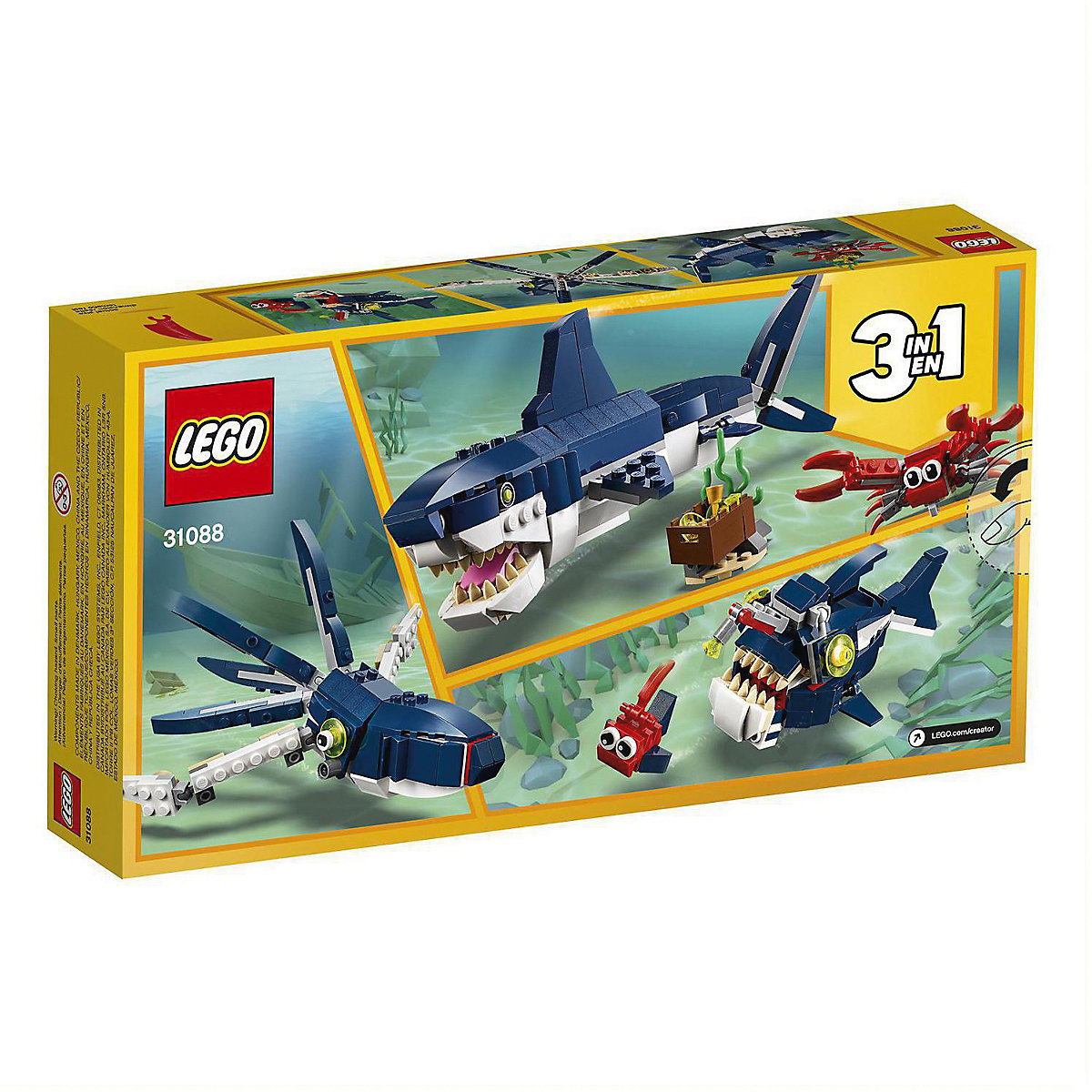 LEGO® Creator 3-in-1 31088 Bewohner der Tiefsee