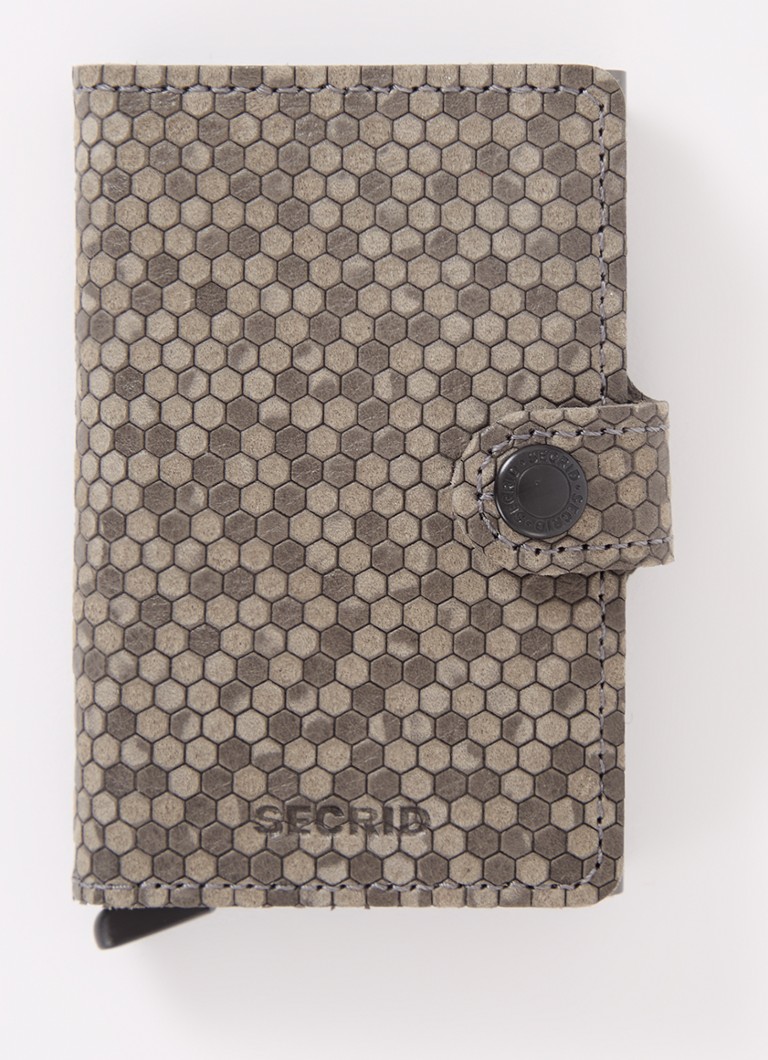 Secrid Hexagon leather card holder
