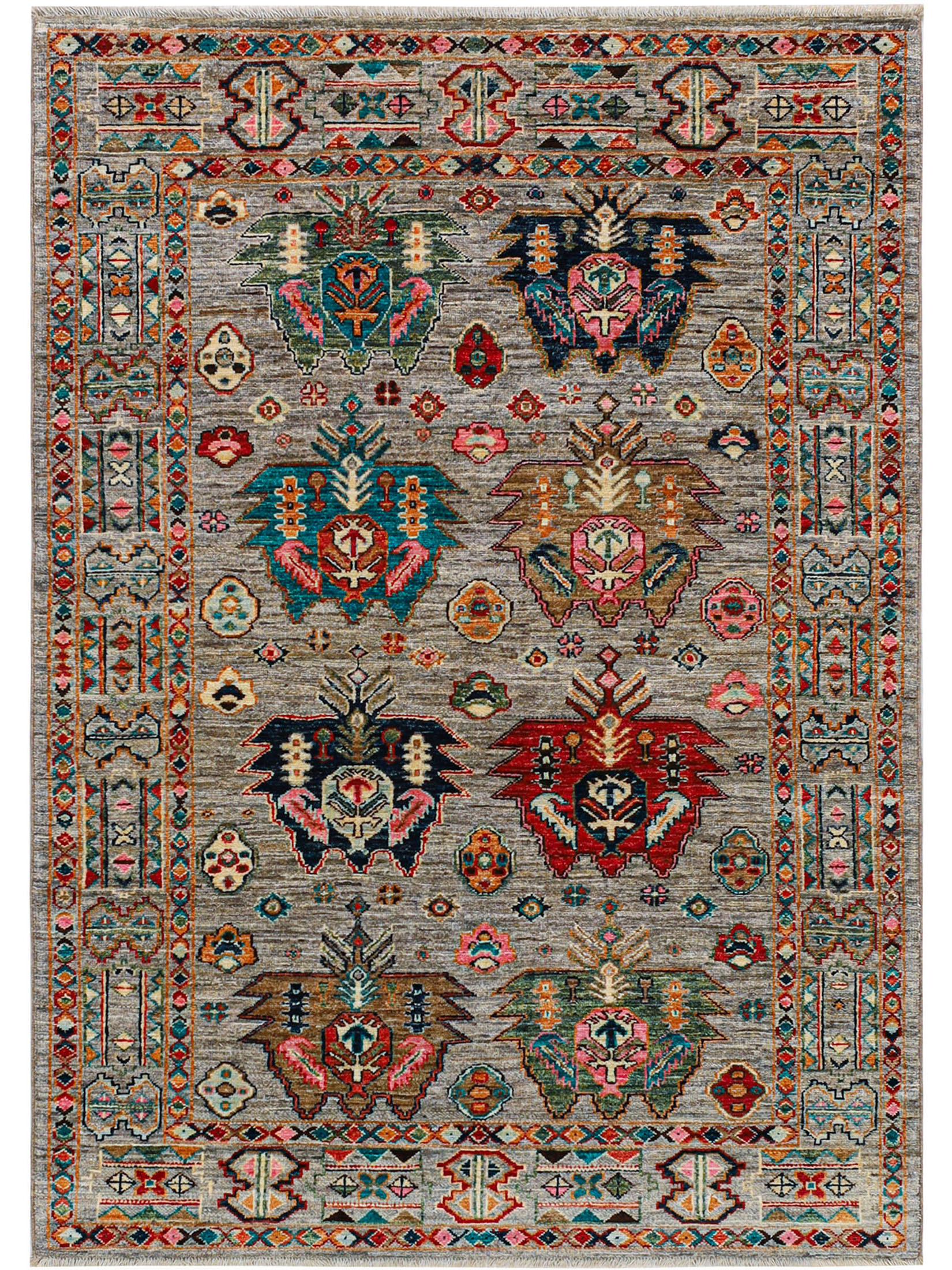 Kazak Ghazni ca. 123 x 173 cm, Unikat / Einzelstück