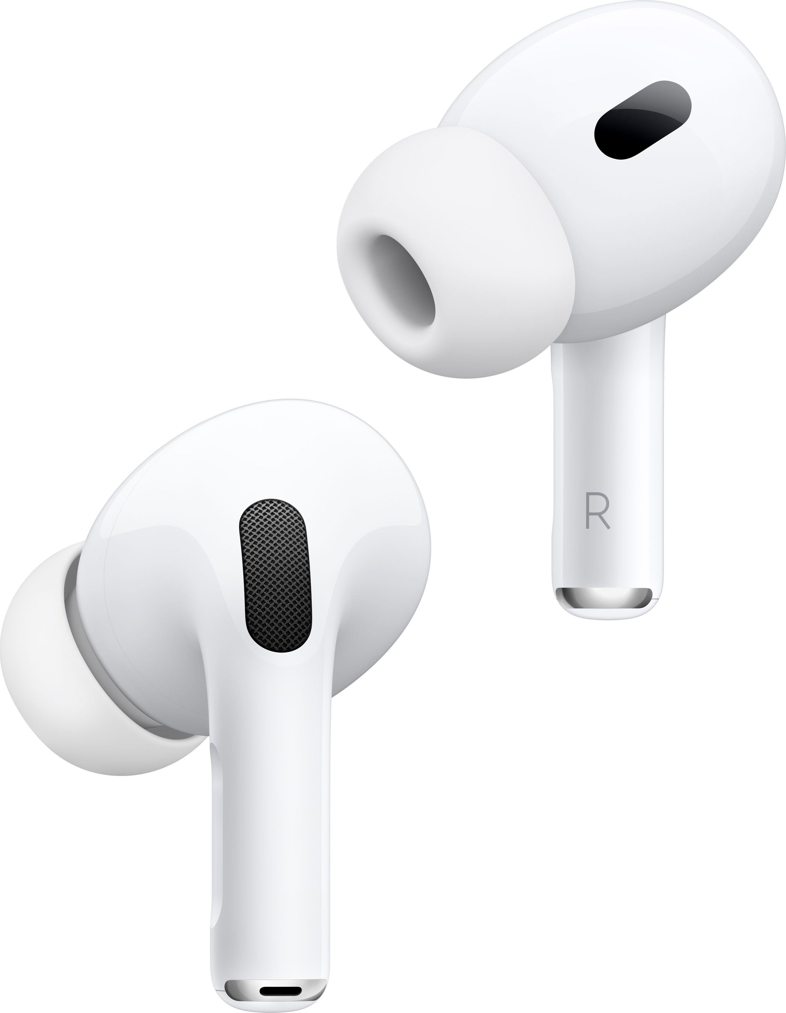 Apple AirPods Pro (2. Gen. 2023) mit MagSafe Case (USB-C) In-Ear-Kopfhörer (Active Noise Cancelling (ANC), Freisprechfunktion, Transparenzmodus, kompatibel mit Siri, Siri, Bluetooth)