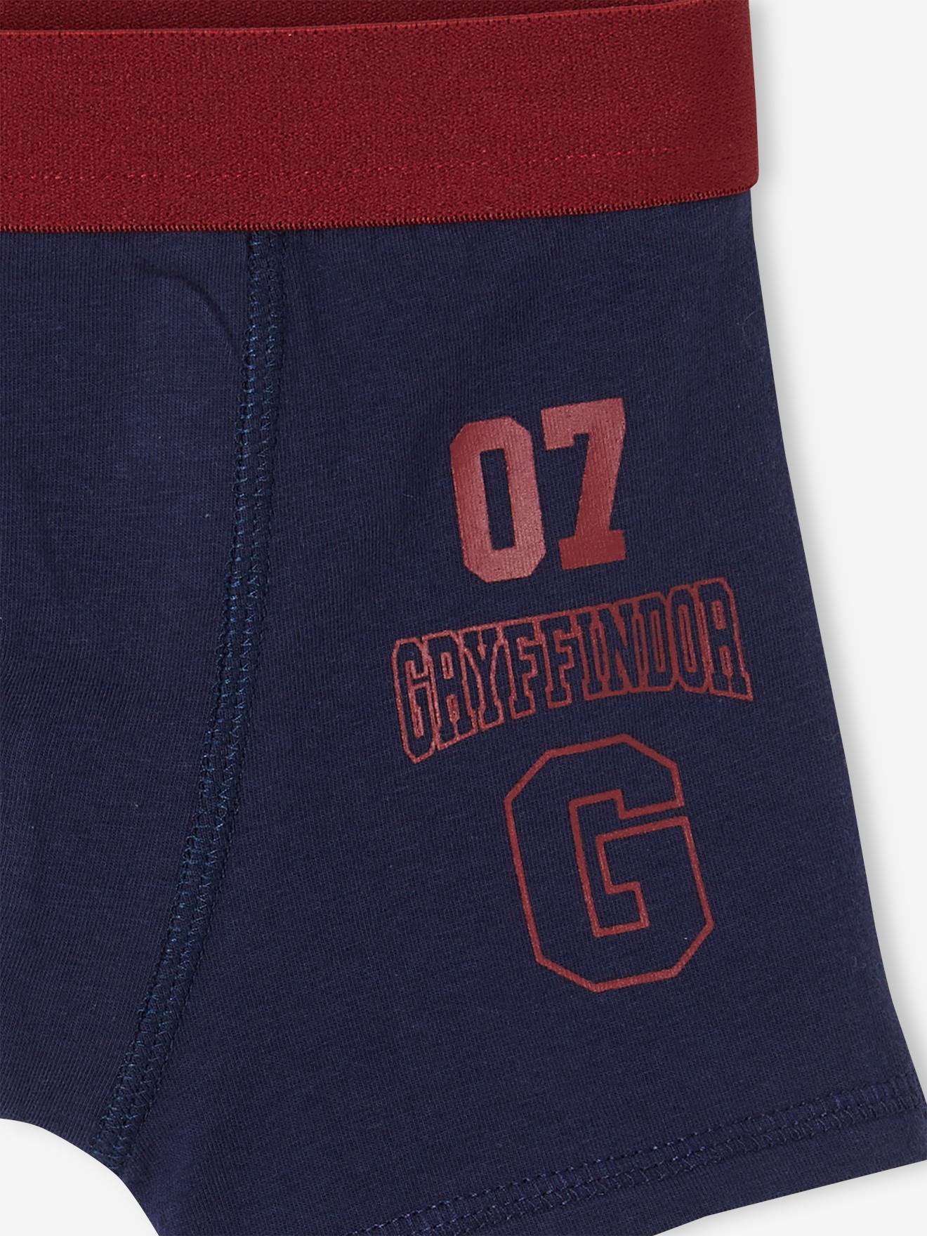 Harry Potter 3er-Pack Jungen Boxershorts HARRY POTTER - bordeaux