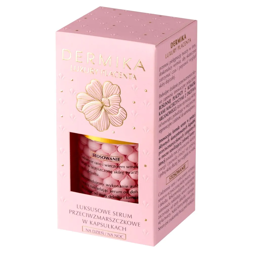 Dermika Luxury Placenta Luksus Anti-rynkeserum i kapsler til dag og nat