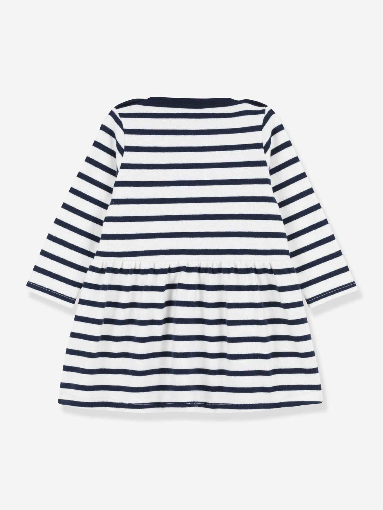 Robe manches longues iconique en jersey épais bio bébé