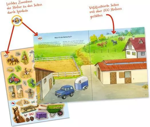 Ravensburger Wieso? Weshalb? Warum? Stickerheft: Pferde