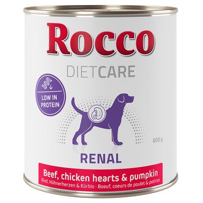 Rocco Diet Care Renal Rind mit Hühnerherzen & Kürbis 800 g