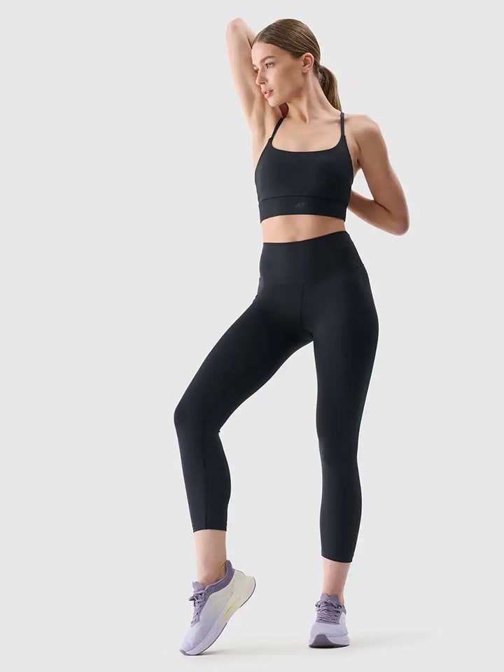 4F Trainingsleggings in Schwarz günstig kaufen