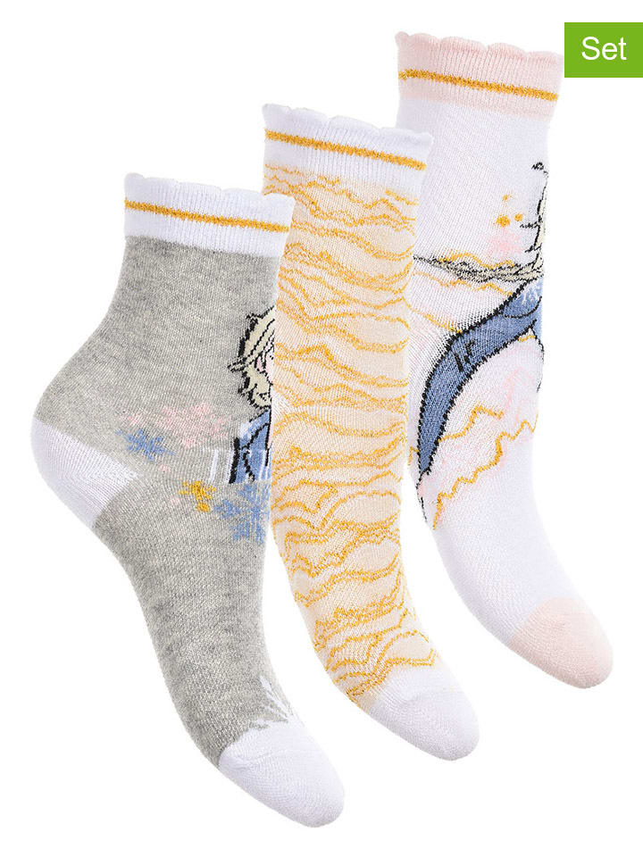 Disney Frozen 3er-Set: Socken 