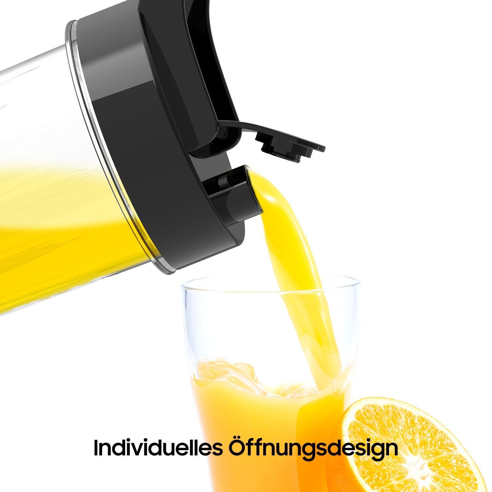iceagle Standmixer Standmixer 2-in-1 Mixer Smoothie Maker Multifunktion Entsafte Fleisch, 1300,00 W, 2 Ebenen, Edelstahl, 1,5L Glasaufsatz, 0,6L Tragbare Tasse, 6-Kling