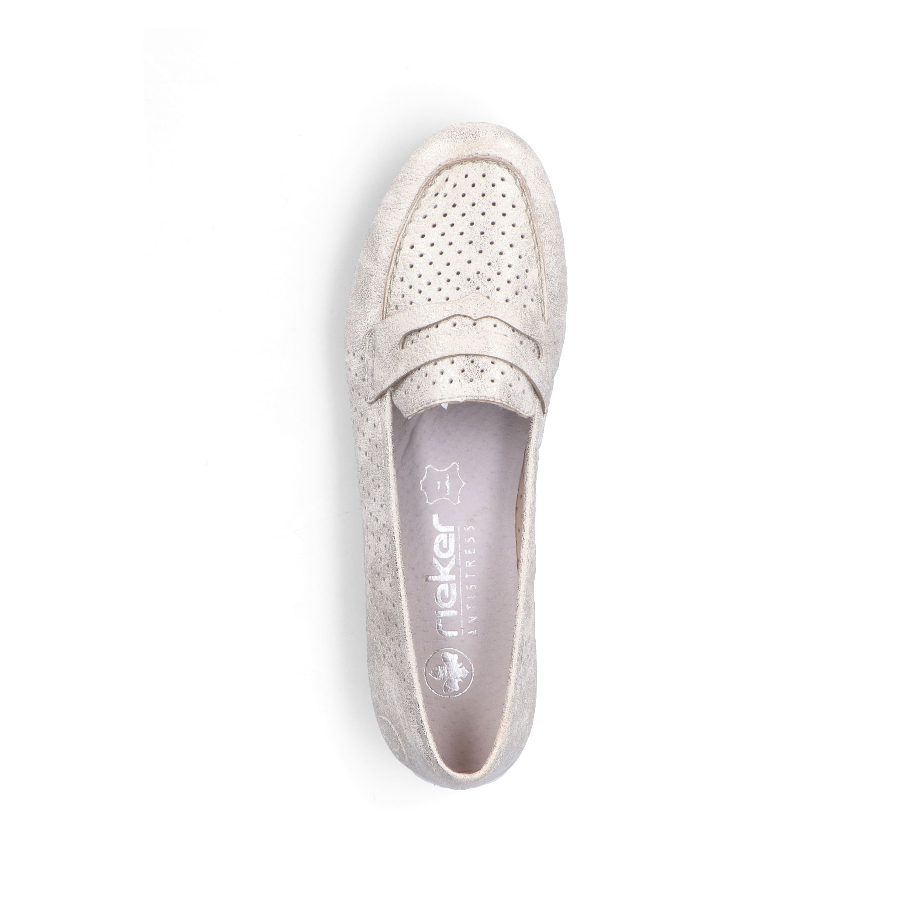 Rieker Damen Loafer hellbeige