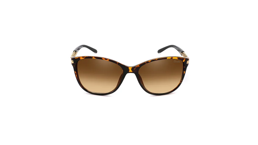 Caresse Brillenmode Sonnenbrille Kombi demibraun