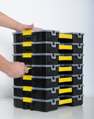 Stanley 1-97-487 SortMaster Junior Organizer 3er-Pack