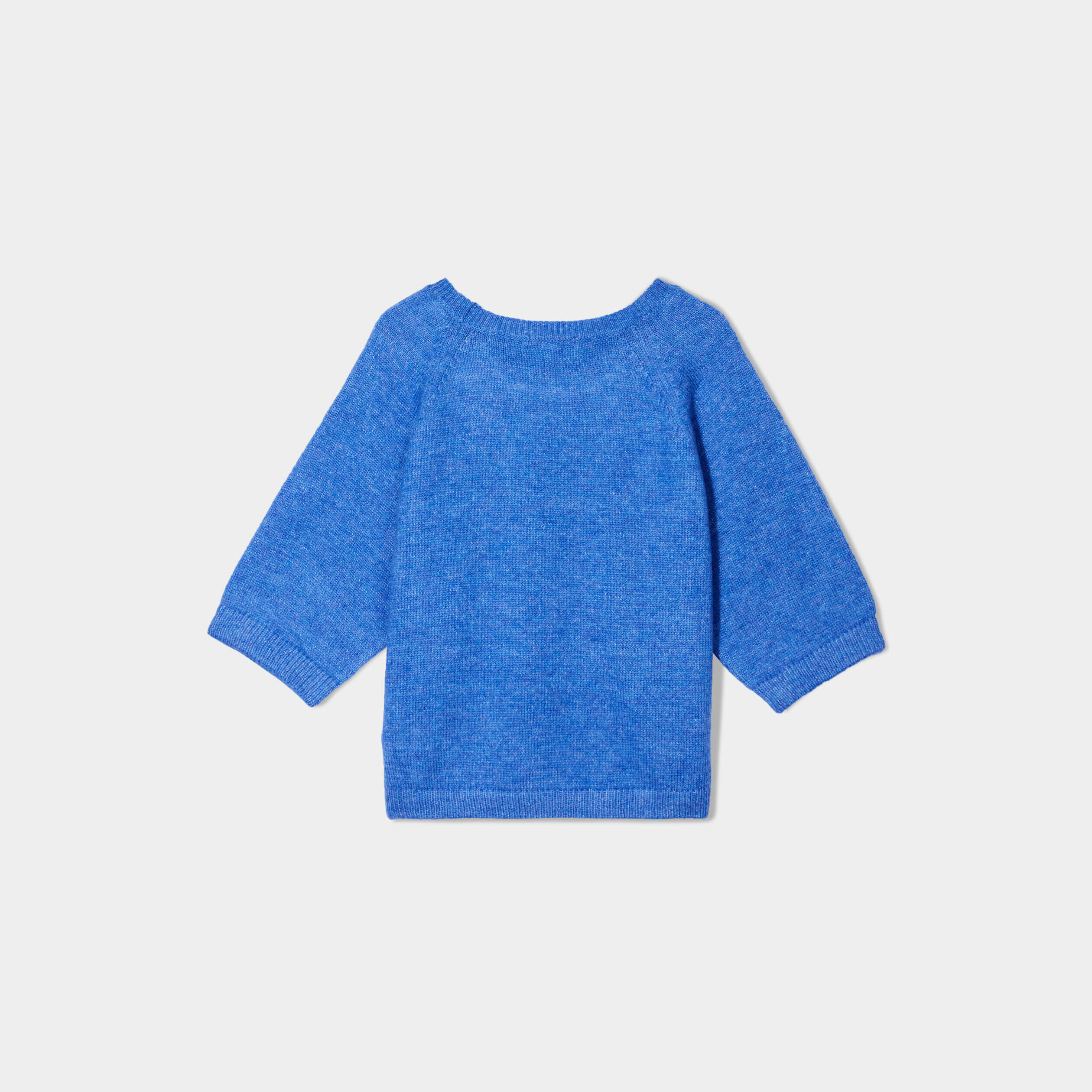 Pull manches courtes bleu electrique femme | Cache Cache