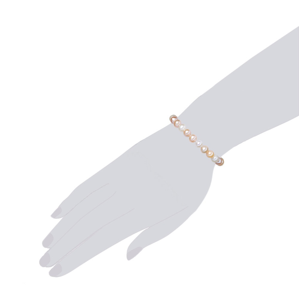 Valero Pearls Bracelet Argent sterling Perle de culture d'eau douce en Argent Bracelet