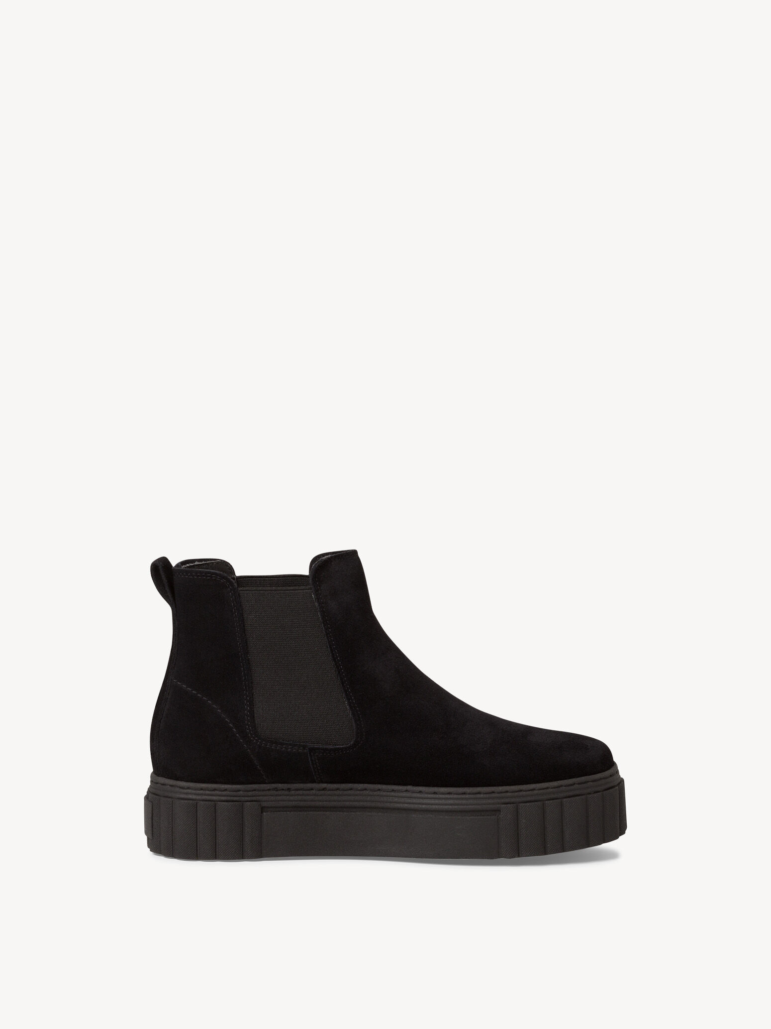 Bottine Chelsea en cuir - noir