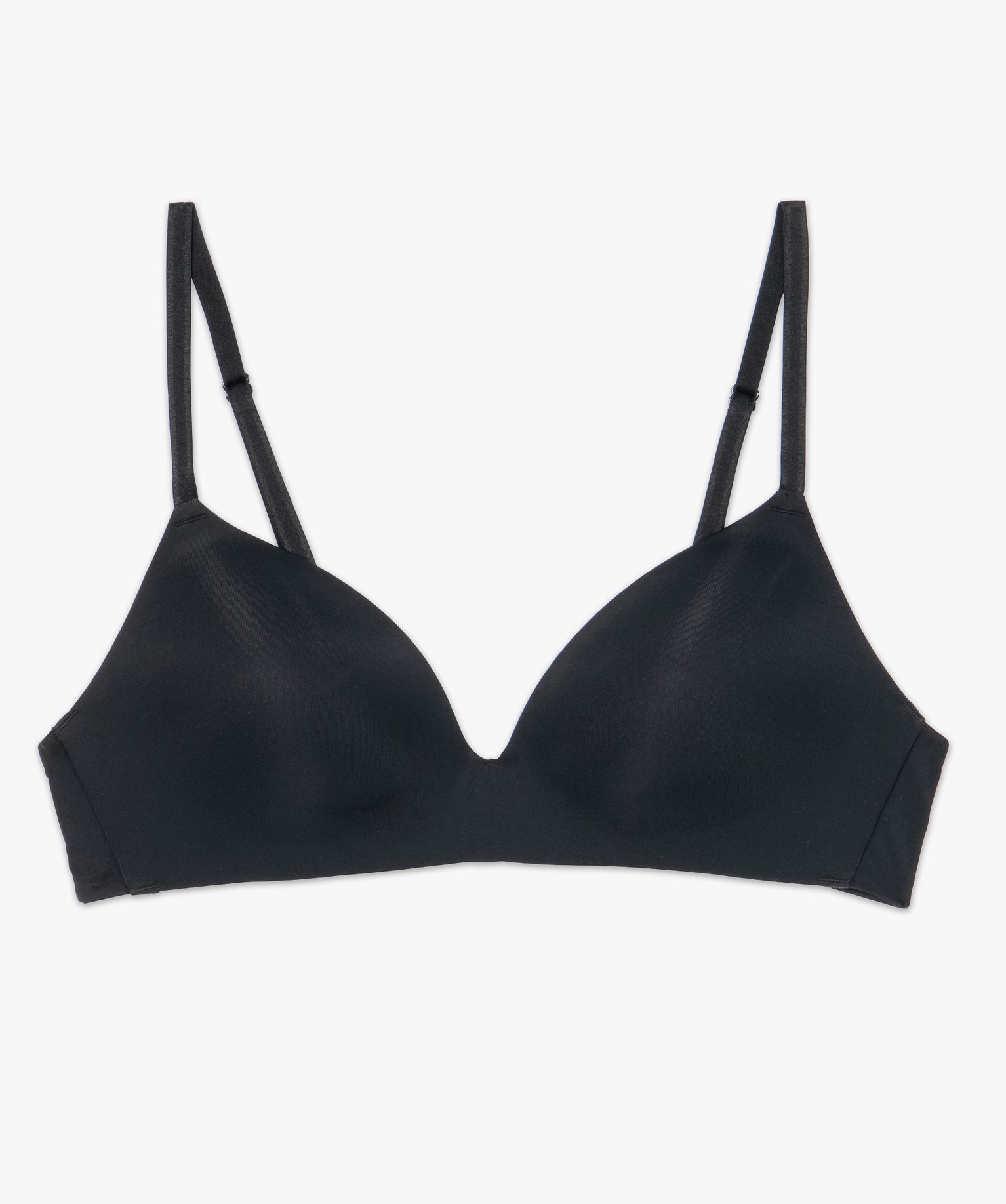 Soutien-gorge sans armature à bonnets coqués femme noir | GEMO